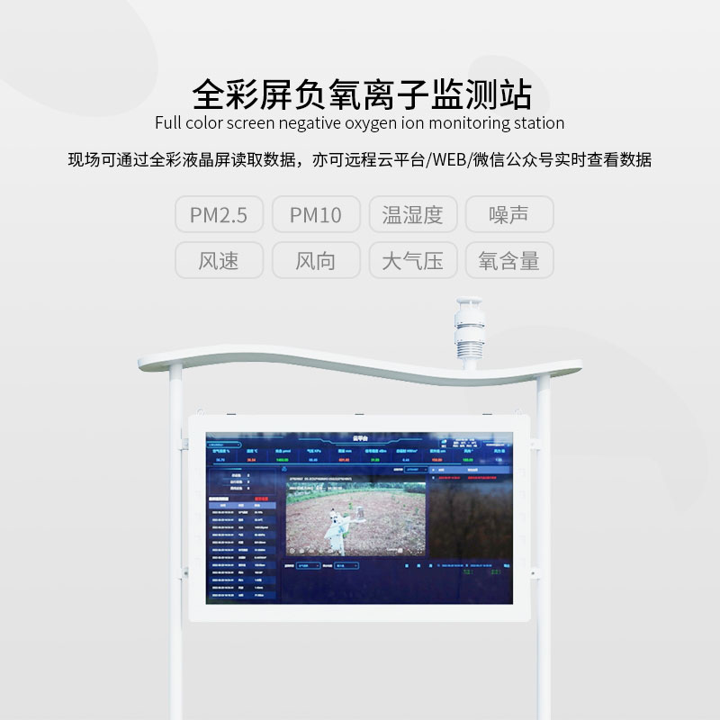 一體化負(fù)氧離子監(jiān)測站